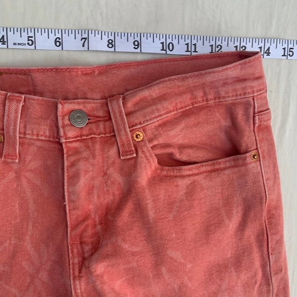 LEVI’S Men’s High Rise 511 Slim Fit Barbie Core Jeans Denim Pink Size 28x32 - Picture 7 of 11